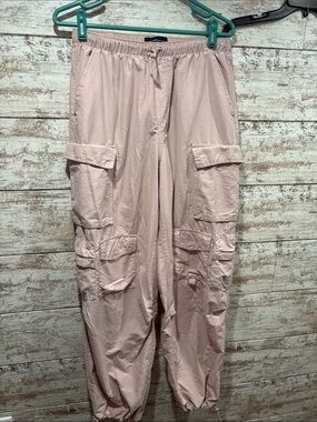 Aeropostale Light Pink Cargo Jogger Pants